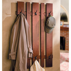 Вешалка с двумя рядами крючков