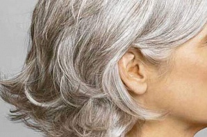 В моду входят седые волосы