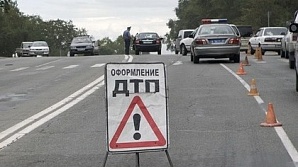 ДТП на пр. Гагарина с участием автокрана