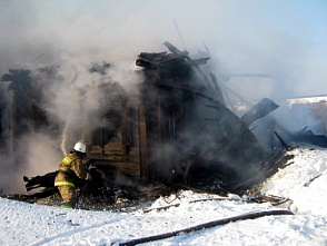 Ребенок погиб при пожаре 17 марта 2012 в Семеновском районе (ФОТО)