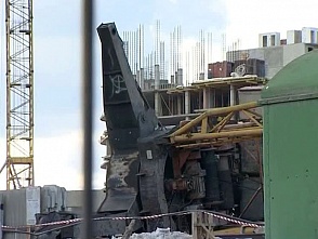 В Сормовском районе упал строительный кран