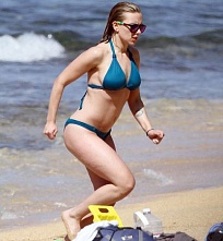 Американская киноактриса Скарлетт Йоханссон сильно поправилась после развода (ФОТО)