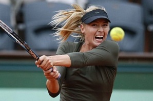 Мария Шарапова вышла в 1/4 финала Roland Garros
