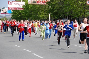 Легкоатлетический пробег в честь Дня Победы